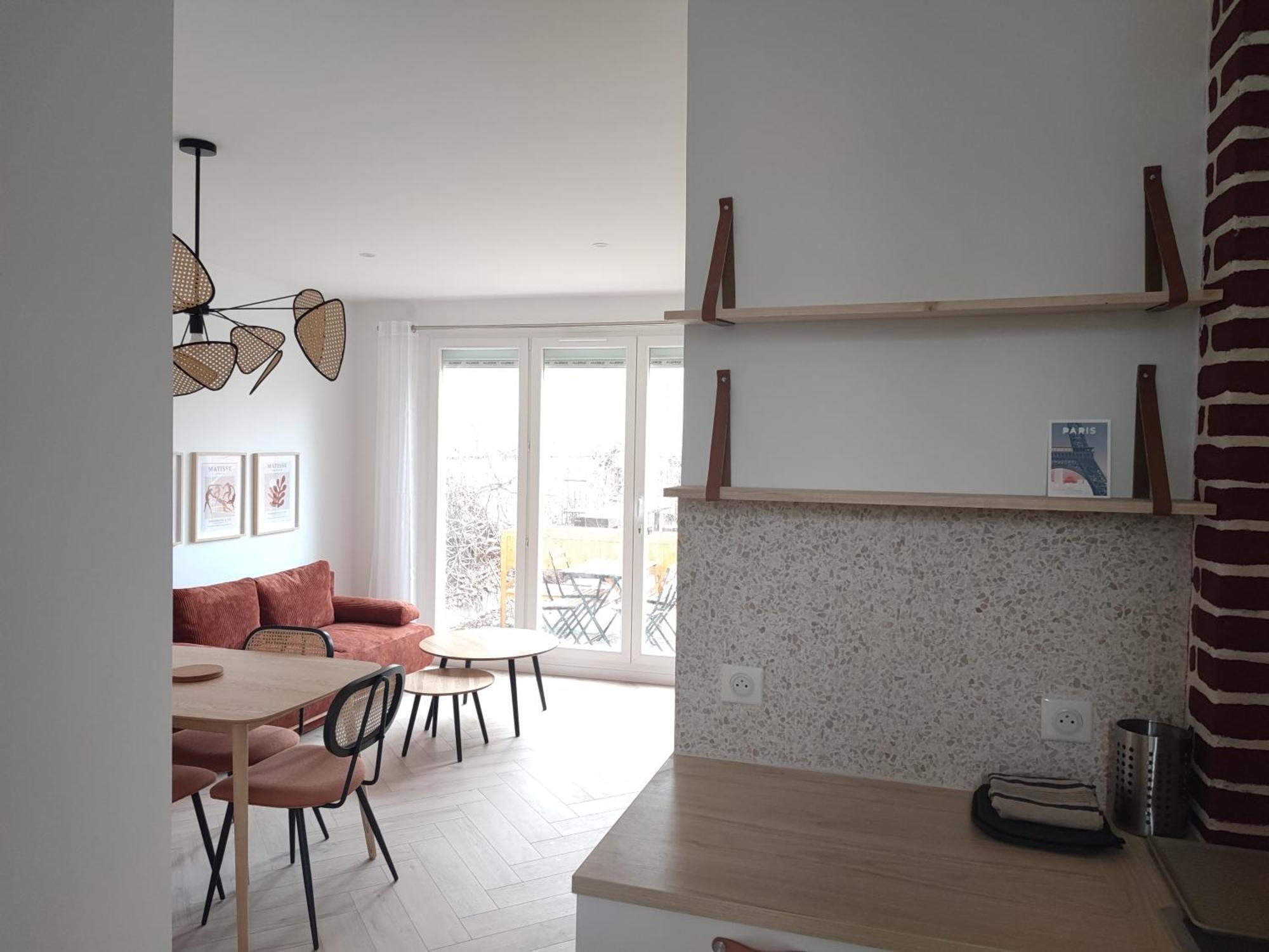 Appartement D'Architecte Avec Vue Sur Jardin La Courneuve Exteriör bild